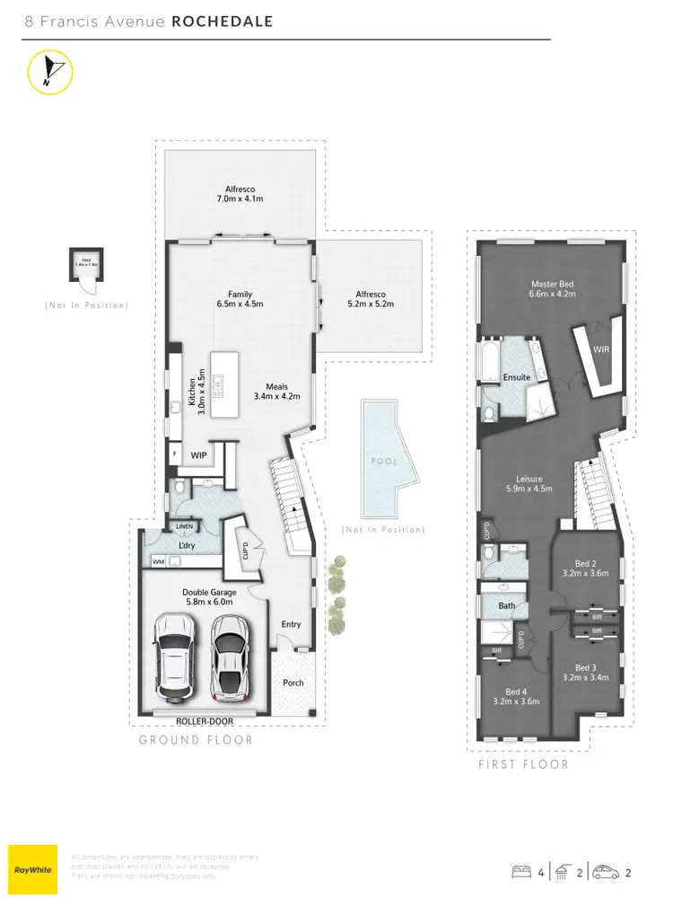 Floorplan of Homely house listing, 8 Francis Avenue, Rochedale QLD 4123