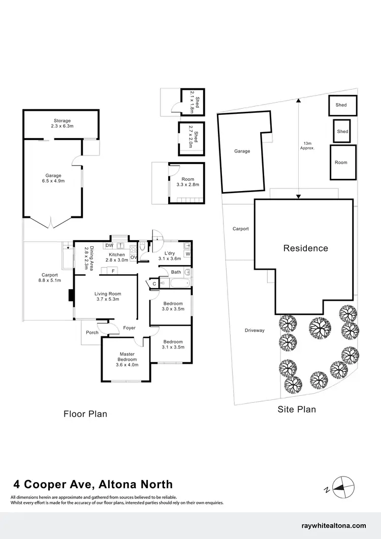 Floorplan of Homely house listing, 4 Cooper Avenue, Altona North VIC 3025