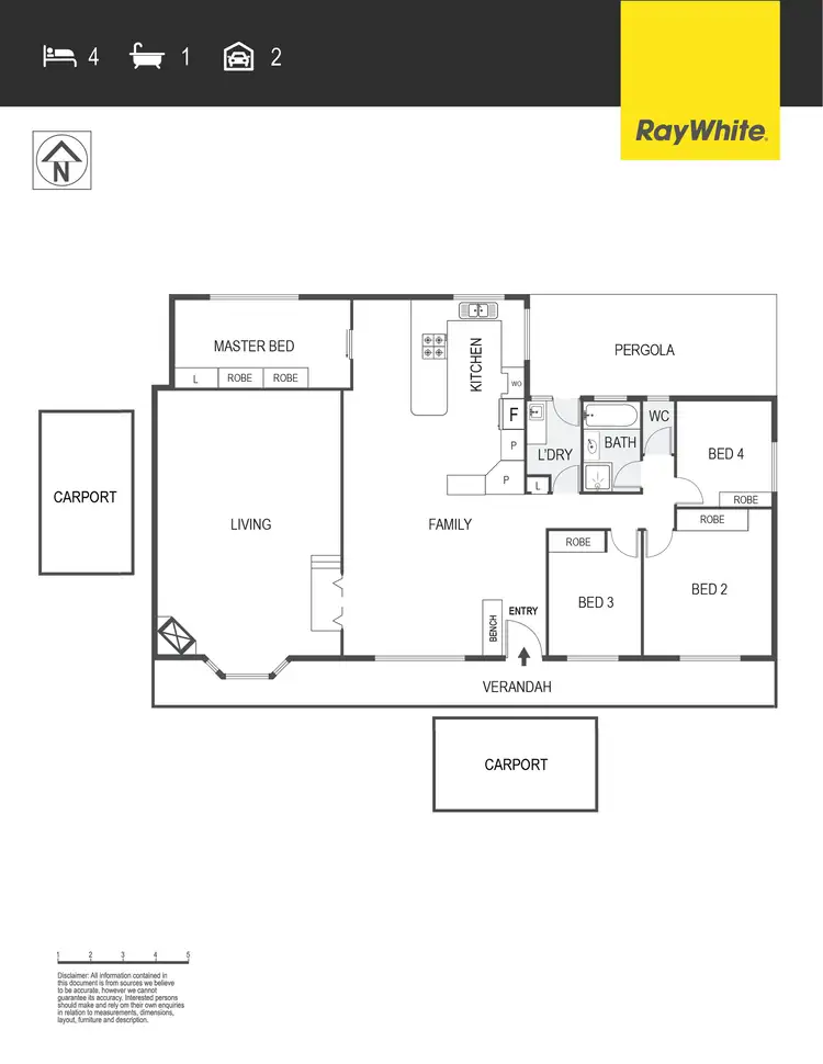 Floorplan of Homely house listing, 2 Joske Place, Latham ACT 2615