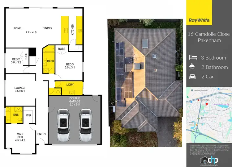 Floorplan of Homely house listing, 16 Camdolle Close, Pakenham VIC 3810