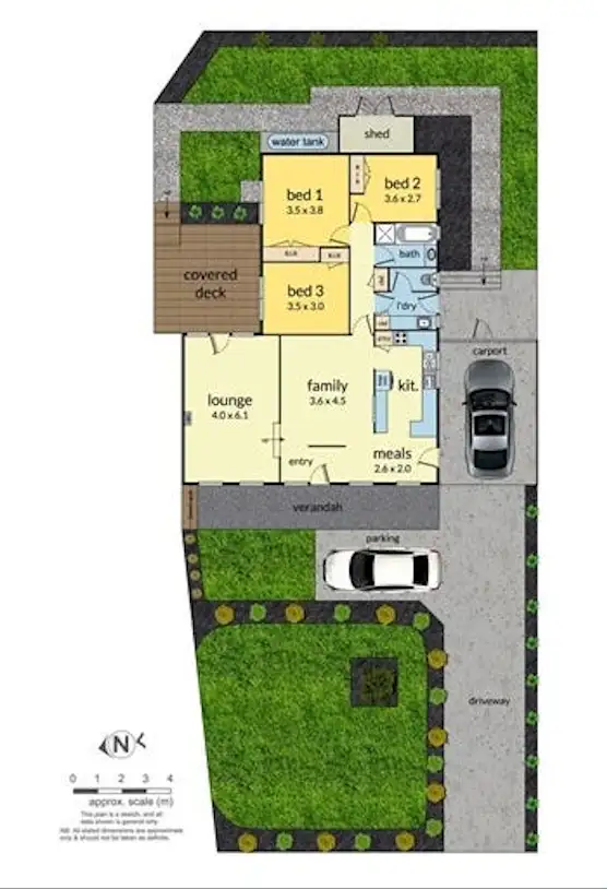 Floorplan of Homely house listing, 1/20 humber Road, Croydon North VIC 3136
