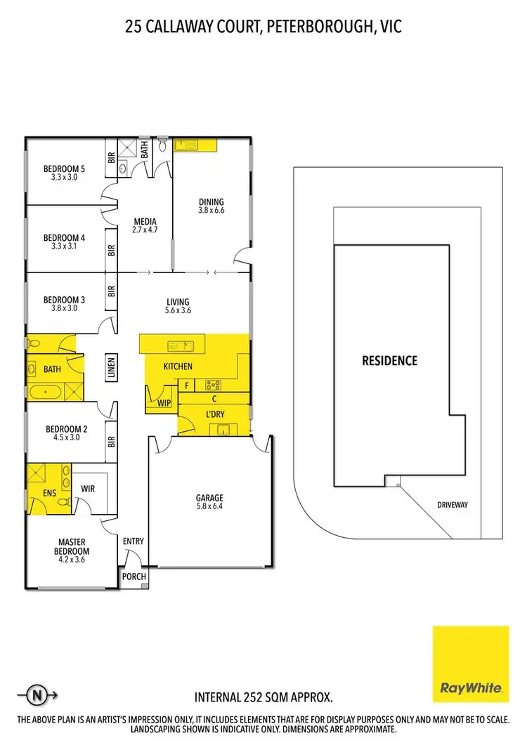 Floorplan of Homely house listing, 25 Callaway Court, Peterborough VIC 3270