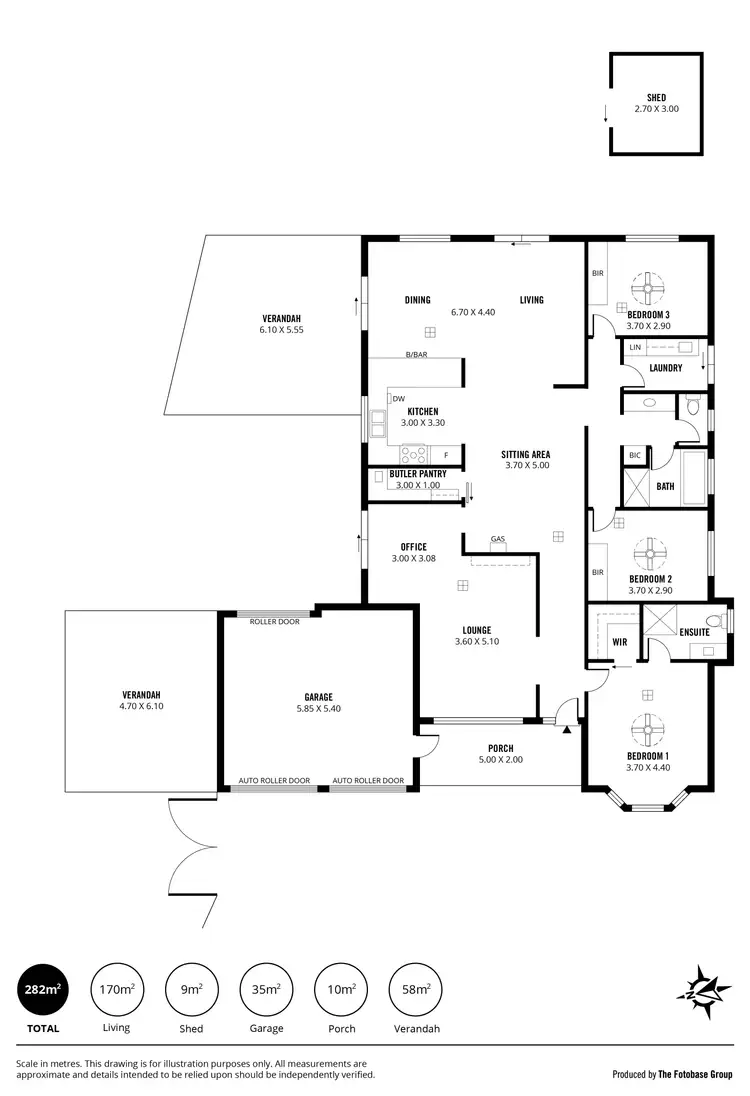 Floorplan of Homely house listing, 6 Coriole Court, Old Reynella SA 5161