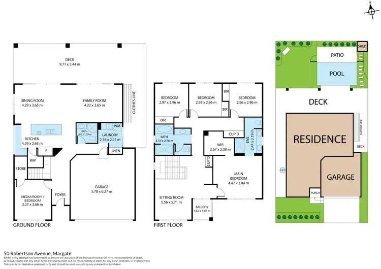 Floorplan of Homely house listing, 50 Robertson Avenue, Margate QLD 4019