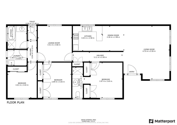 Floorplan of Homely house listing, 97 Murlong Street, Swan Hill VIC 3585