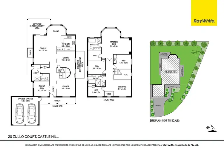 Floorplan of Homely house listing, 20 Zullo Court, Castle Hill NSW 2154