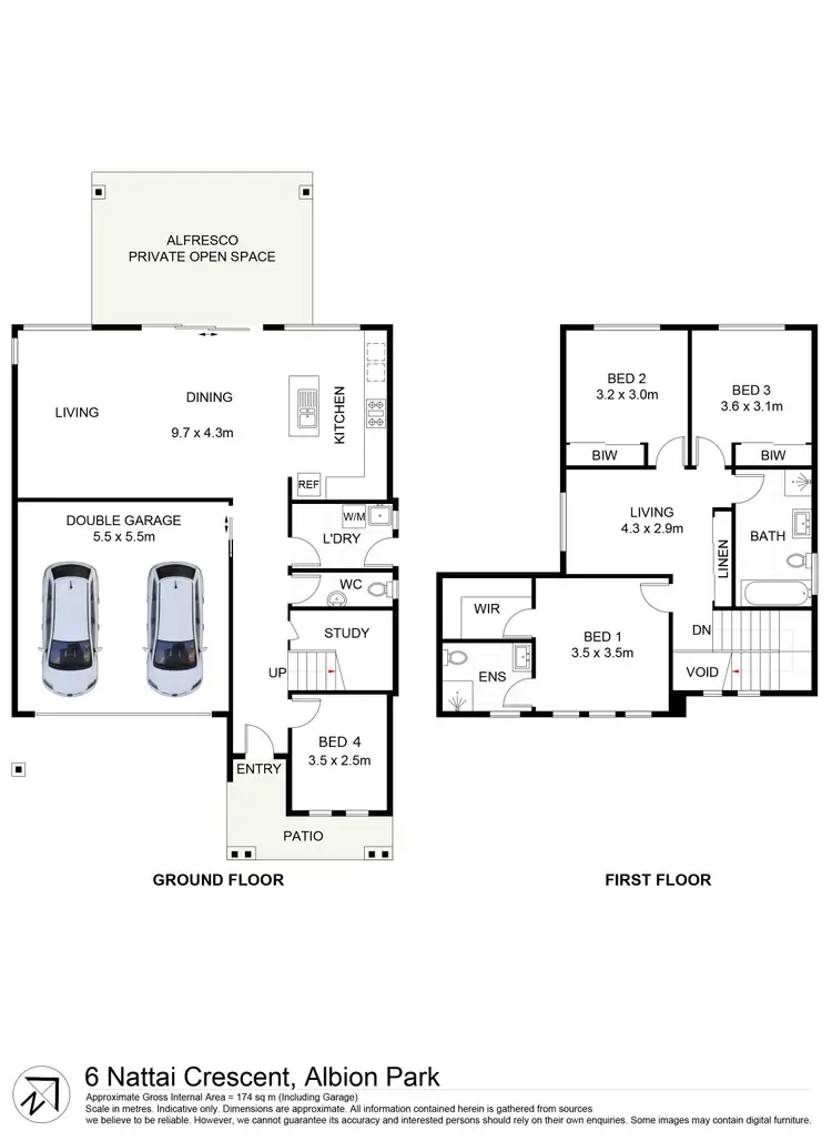 Floorplan of Homely house listing, 6 Nattai Crescent, Albion Park NSW 2527
