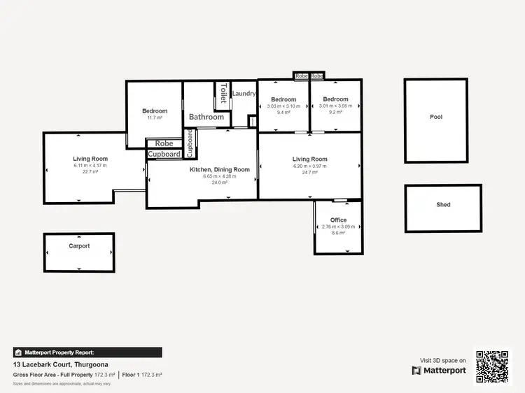 Floorplan of Homely house listing, 13 Lacebark Court, Thurgoona NSW 2640