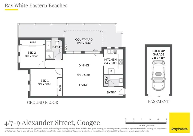 Floorplan of Homely apartment listing, 4/7-9 Alexander Street, Coogee NSW 2034