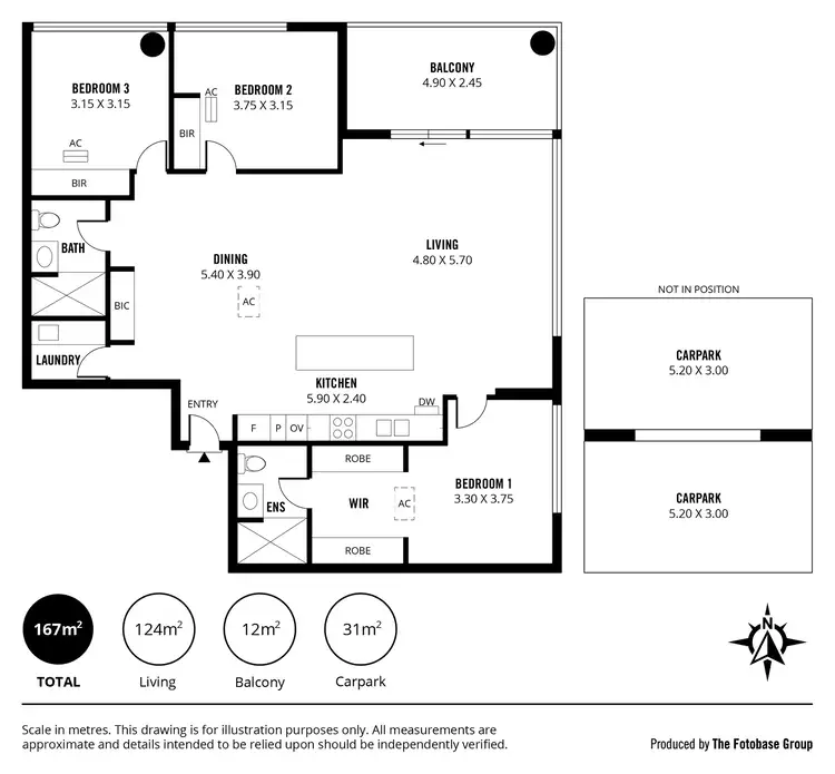 Floorplan of Homely apartment listing, 2306/19 Frome Street, Adelaide SA 5000