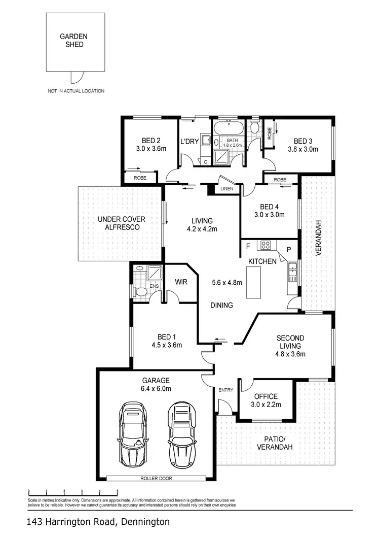 Floorplan of Homely house listing, 143 Harrington Road, Warrnambool VIC 3280