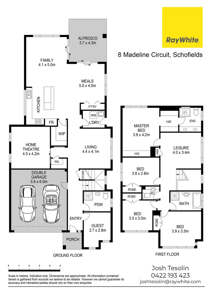 Floorplan of Homely house listing, 8 Madeline Circuit, Schofields NSW 2762