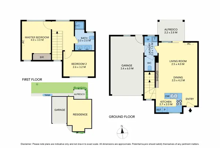 Floorplan of Homely townhouse listing, 3/39 James Street, Fawkner VIC 3060