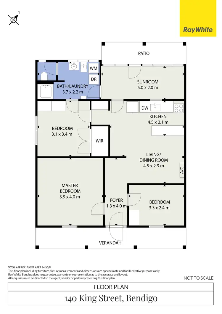 Floorplan of Homely house listing, 140 King Street, Bendigo VIC 3550