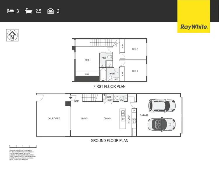 Floorplan of Homely townhouse listing, 226A Robin Boyd Crescent, Taylor ACT 2913