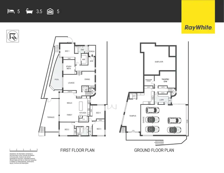 Floorplan of Homely house listing, 24 Fergusson Crescent, Deakin ACT 2600