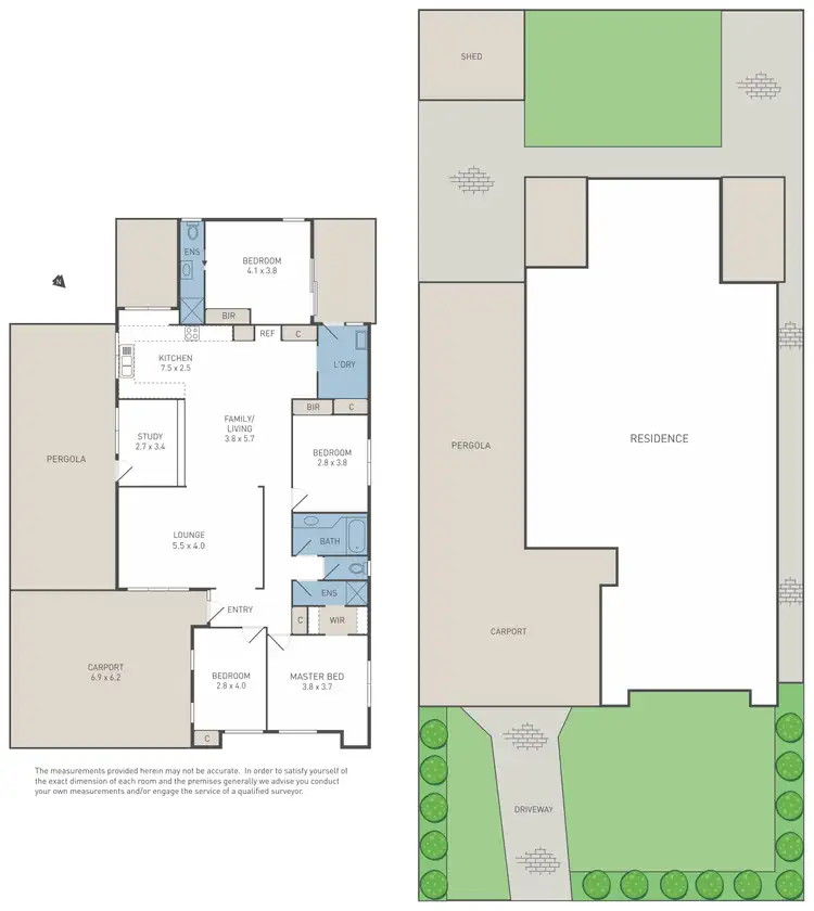 Floorplan of Homely house listing, 7 Grant Avenue, Werribee VIC 3030
