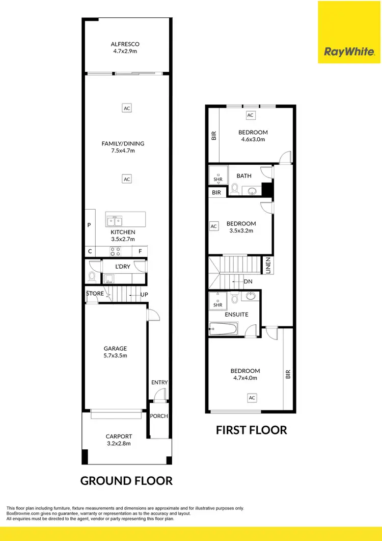 Floorplan of Homely house listing, 6A Brook Avenue, Plympton SA 5038
