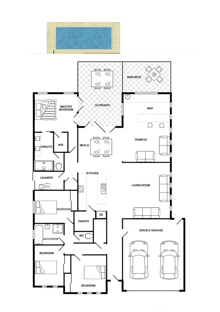 Floorplan of Homely house listing, 7 Hawkden Close, Doolandella QLD 4077