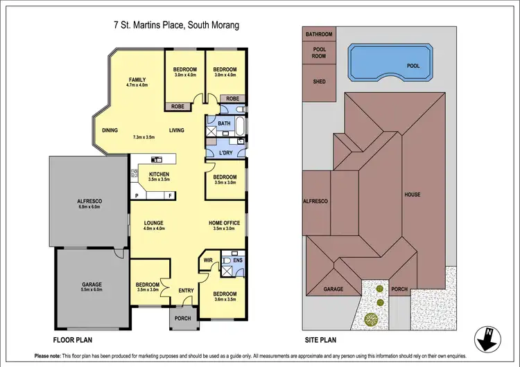 Floorplan of Homely house listing, 7 St Martins Place, South Morang VIC 3752