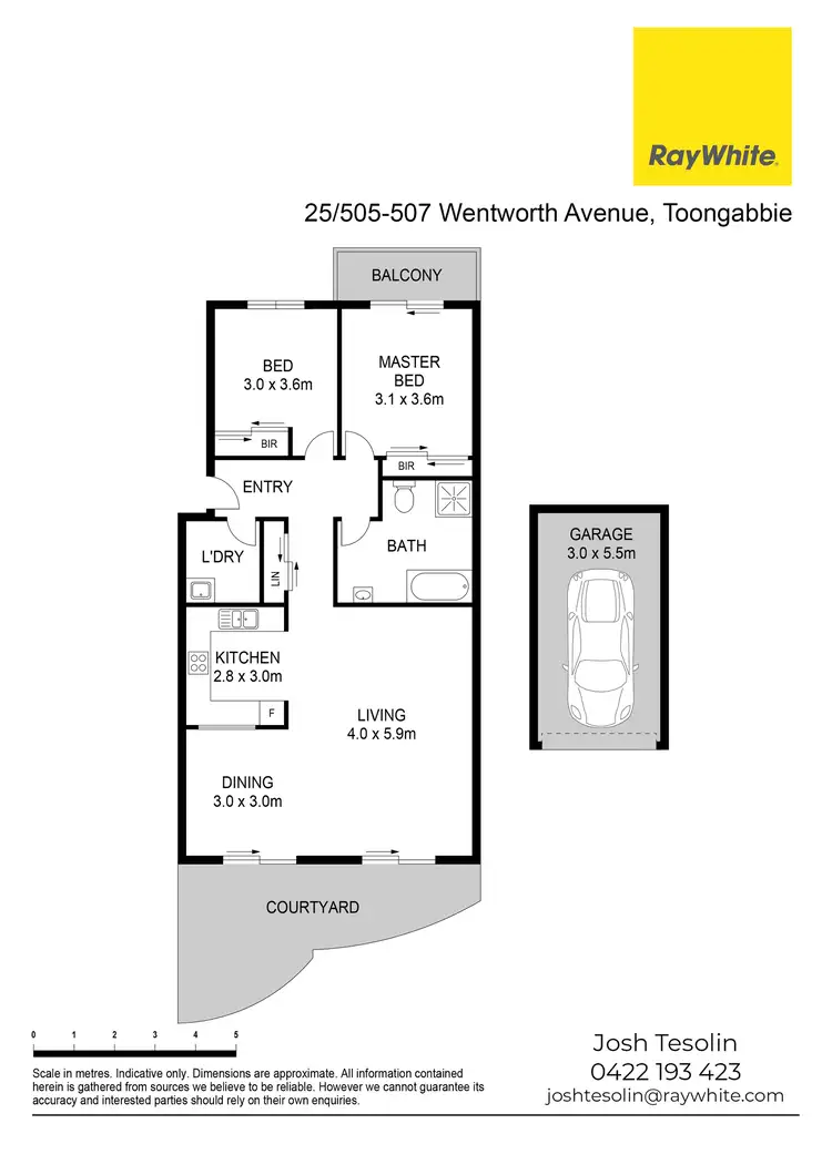 Floorplan of Homely unit listing, 25/505-507 Wentworth Avenue, Toongabbie NSW 2146