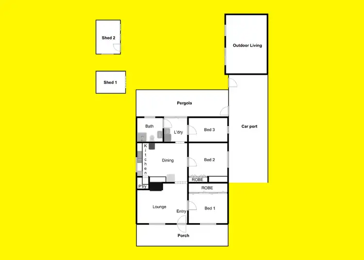 Floorplan of Homely house listing, 110 Thirteenth Street, Mildura VIC 3500