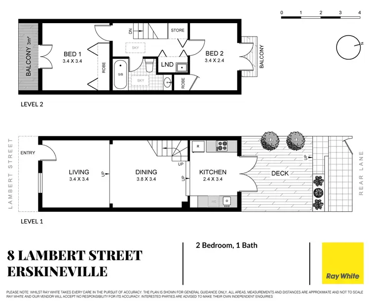 Floorplan of Homely house listing, 8 Lambert Street, Erskineville NSW 2043