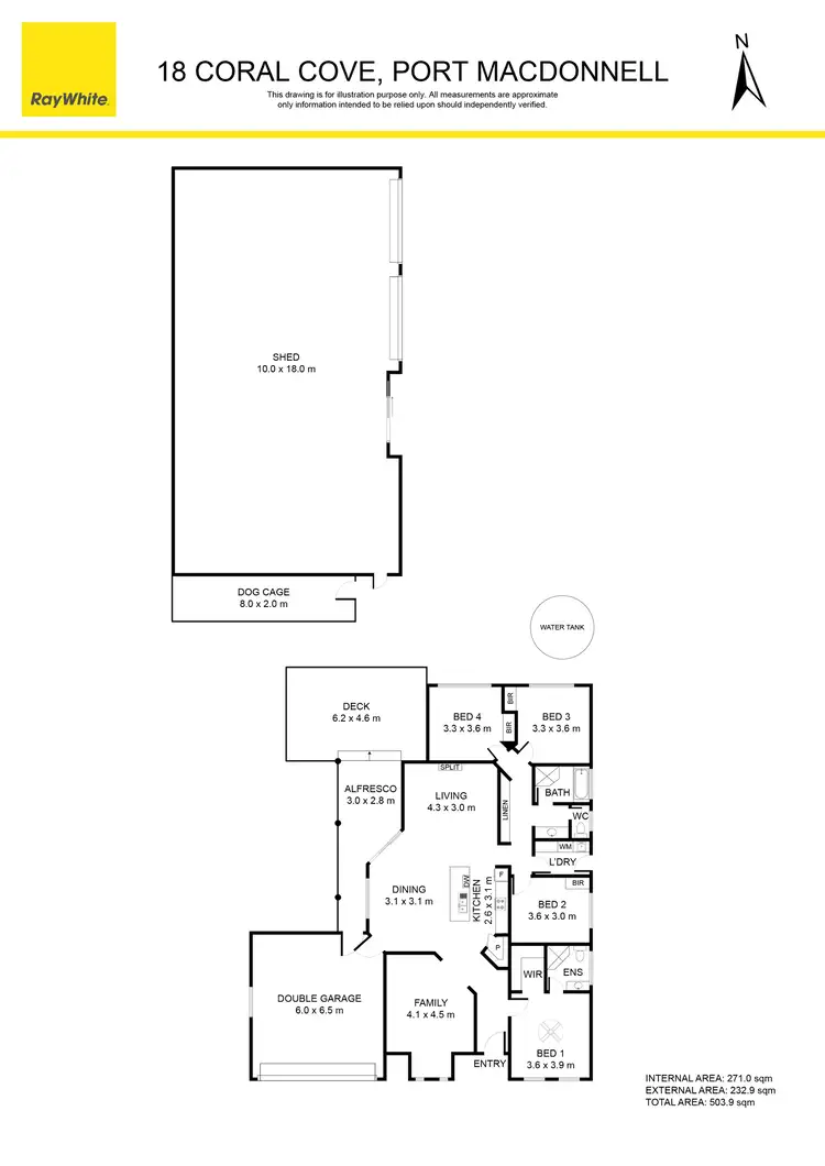 Floorplan of Homely house listing, 18 Coral Cove, Port Macdonnell SA 5291