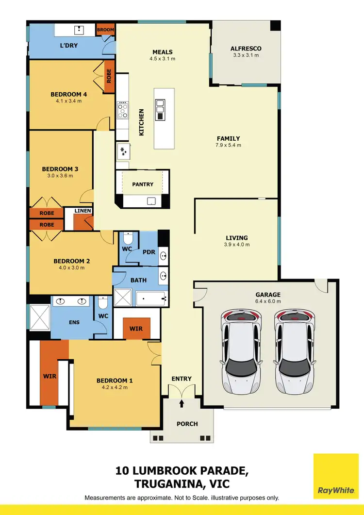 Floorplan of Homely house listing, 10 Lumbrook Parade, Truganina VIC 3029