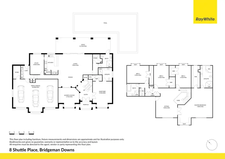 Floorplan of Homely house listing, 8 Shuttle Place, Bridgeman Downs QLD 4035