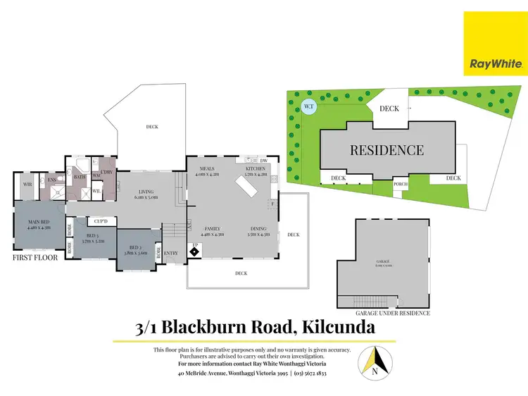 Floorplan of Homely house listing, 3/1 Blackburn Road, Kilcunda VIC 3995