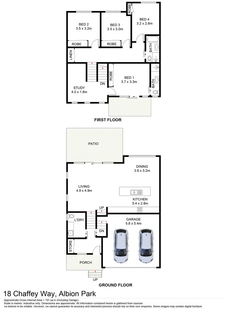 Floorplan of Homely house listing, 18 Chaffey Way, Albion Park NSW 2527