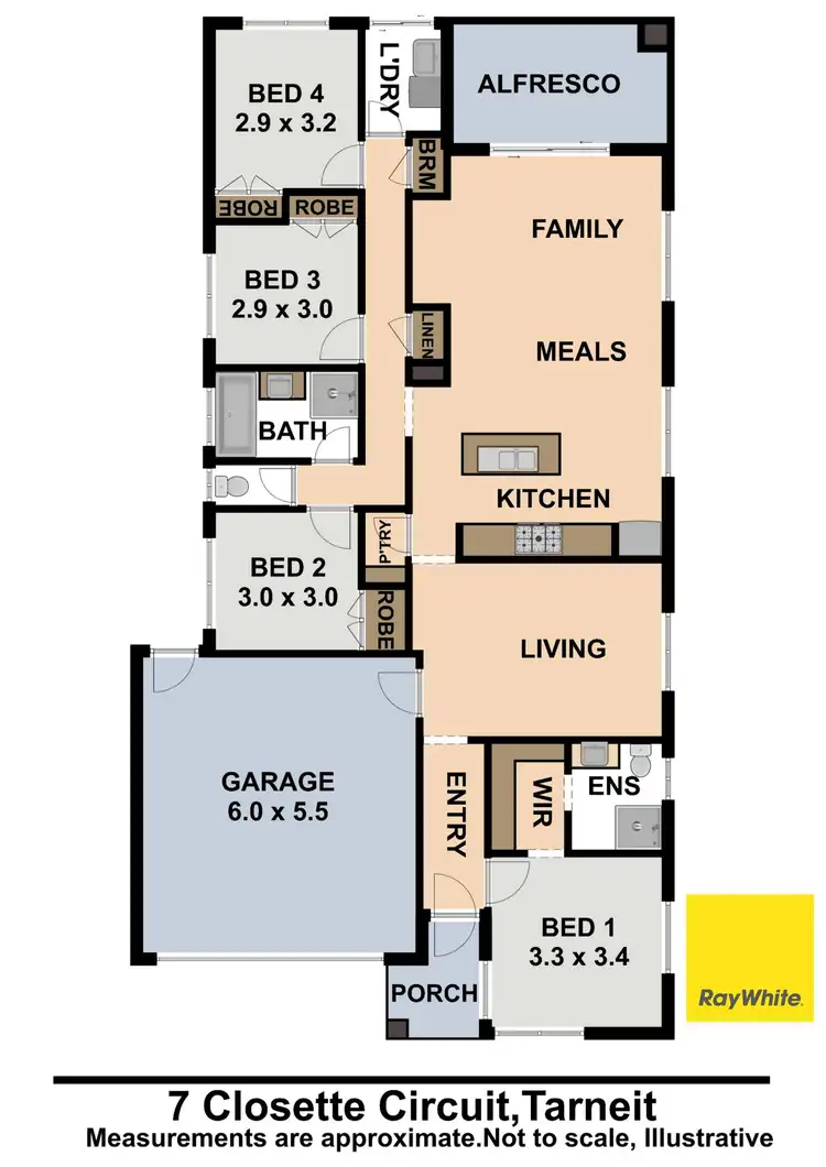 Floorplan of Homely house listing, 7 Closette Circuit, Tarneit VIC 3029