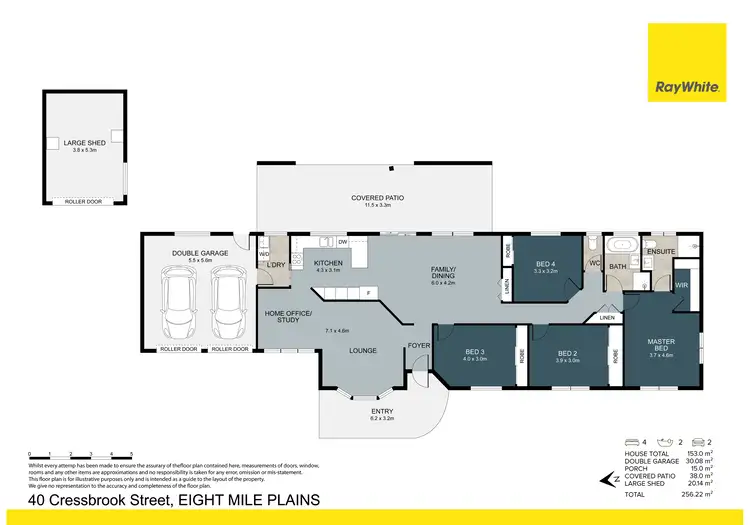 Floorplan of Homely house listing, 40 Cressbrook Street, Eight Mile Plains QLD 4113
