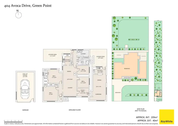 Floorplan of Homely house listing, 404 Avoca Drive, Green Point NSW 2251