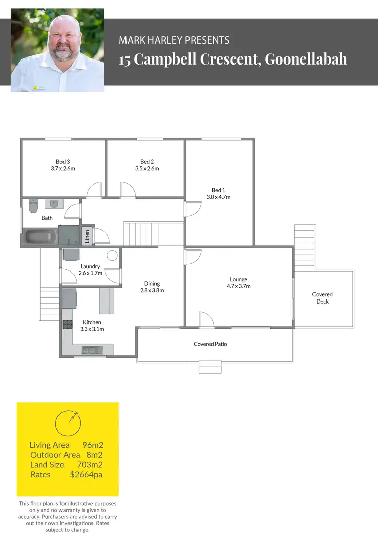 Floorplan of Homely house listing, 15 Campbell Crescent, Goonellabah NSW 2480