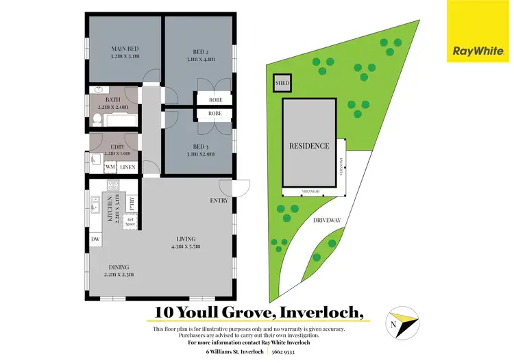 Floorplan of Homely house listing, 10 Youll Grove, Inverloch VIC 3996