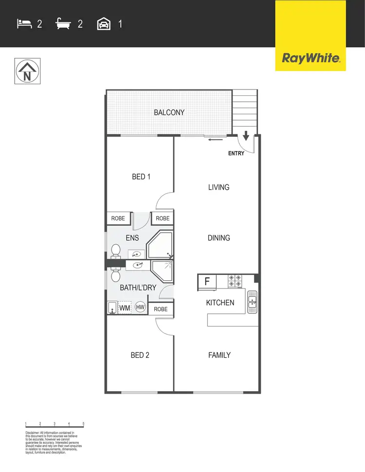 Floorplan of Homely house listing, 131/15 John Cleland Crescent, Florey ACT 2615