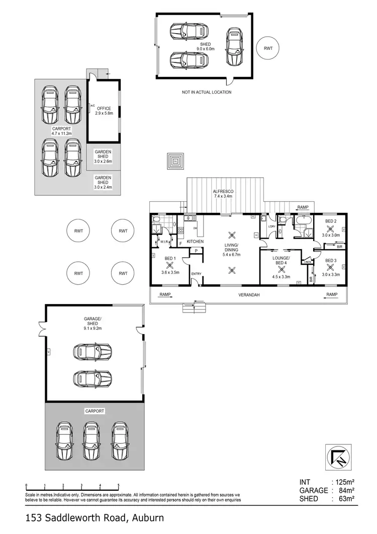 Floorplan of Homely house listing, 153 Saddleworth Road, Auburn SA 5451