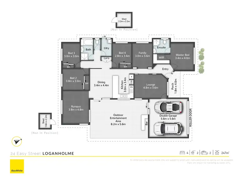 Floorplan of Homely house listing, 24 Easy Street, Loganholme QLD 4129