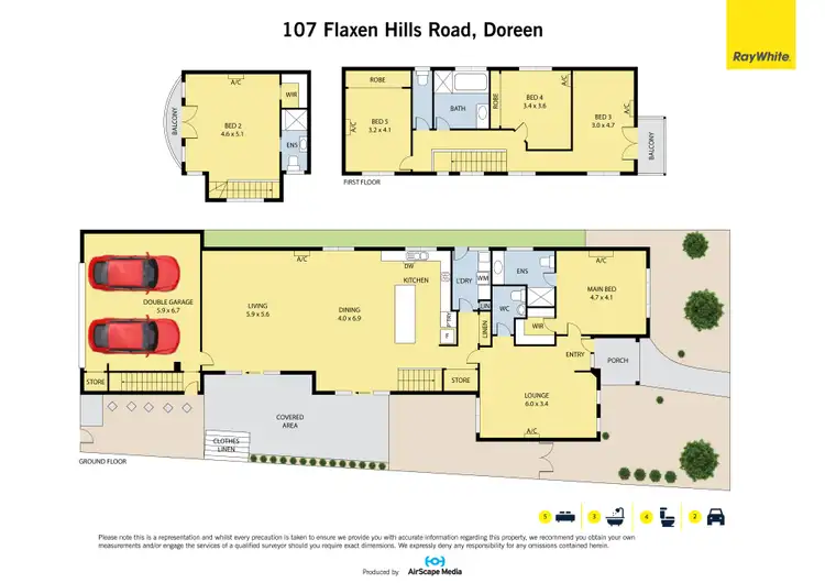Floorplan of Homely house listing, 107 Flaxen Hills Road, Doreen VIC 3754
