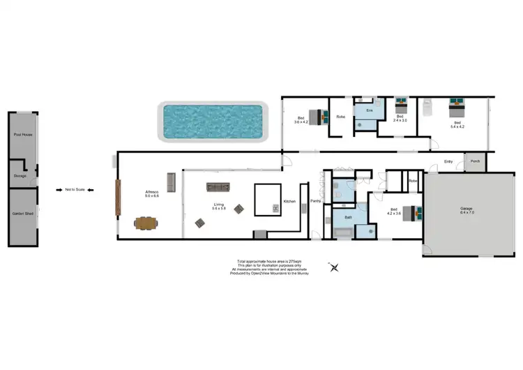 Floorplan of Homely house listing, 73 Sturt Street, Mulwala NSW 2647