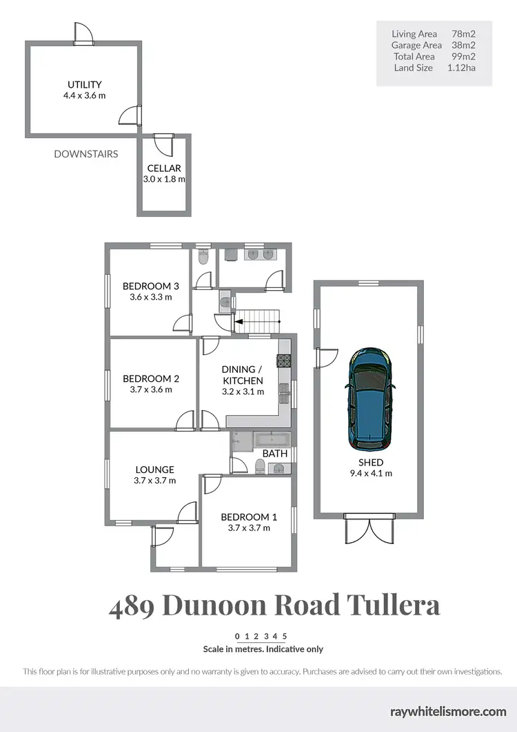 Floorplan of Homely house listing, 489 Dunoon Road, Tullera NSW 2480