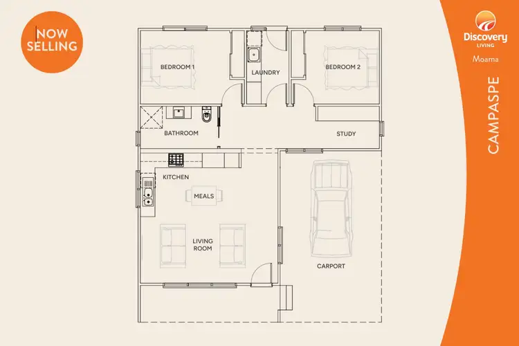 Floorplan of Homely land listing, 80 Merool Road (Discovery Living - Moama), Moama NSW 2731