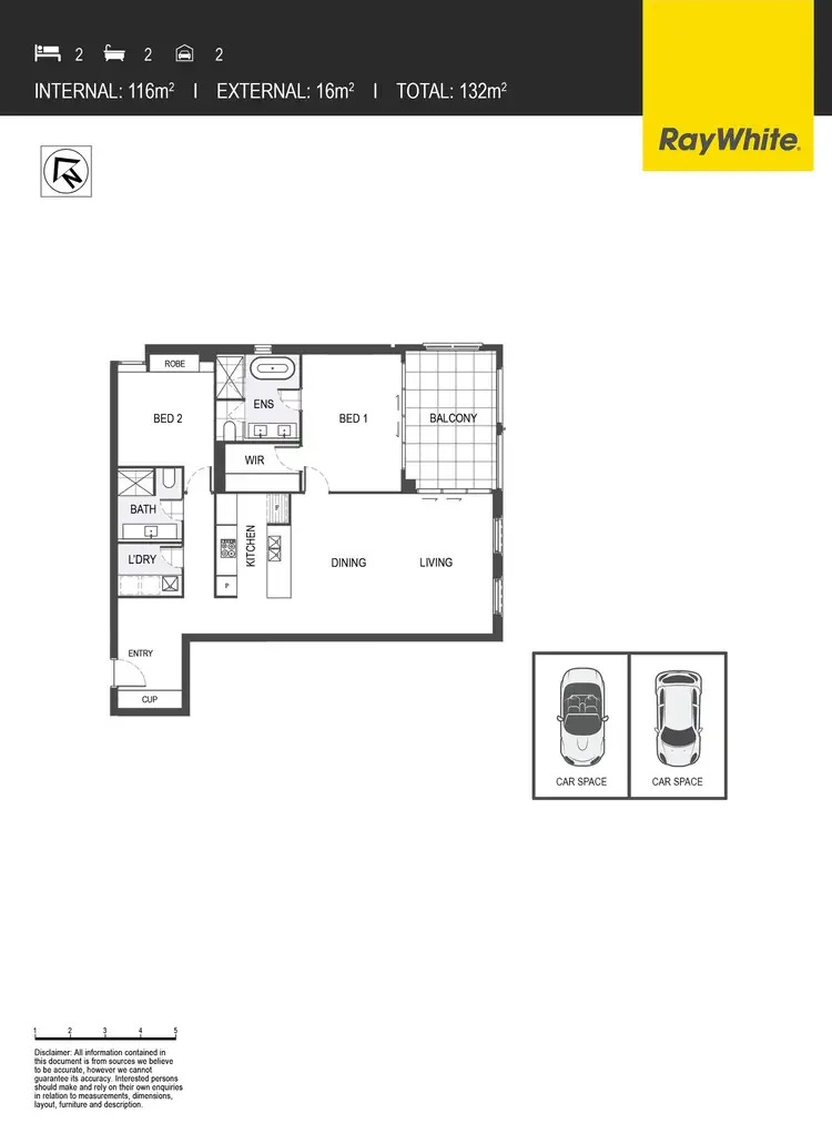 Floorplan of Homely unit listing, 17/6 Lady Nelson Place, Red Hill ACT 2603
