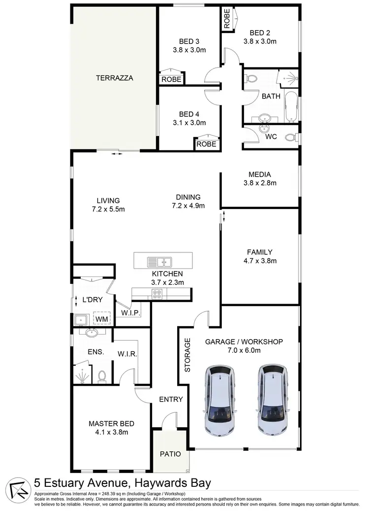 Floorplan of Homely house listing, 5 Estuary Avenue, Haywards Bay NSW 2530