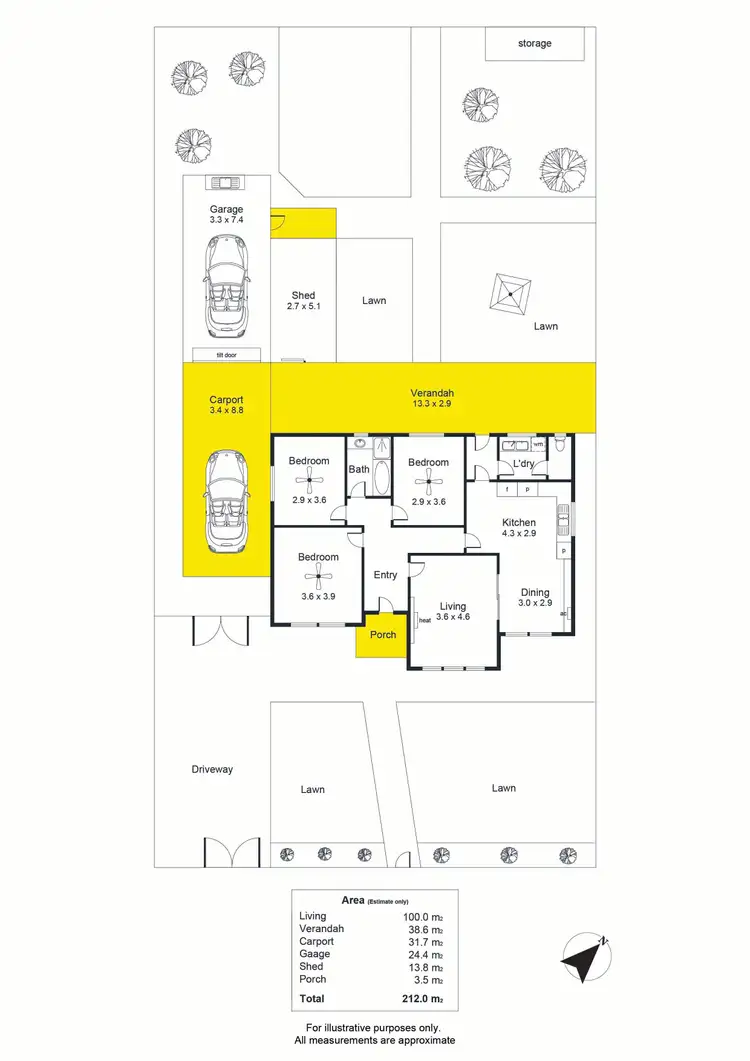 Floorplan of Homely house listing, 18A George Street, Enfield SA 5085