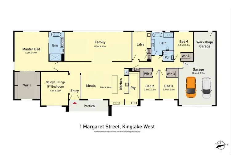 Floorplan of Homely house listing, 1 Margaret Street, Kinglake West VIC 3757