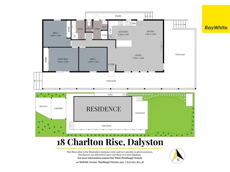 Floorplan of Homely house listing, 18 Charlton Rise, Dalyston VIC 3992