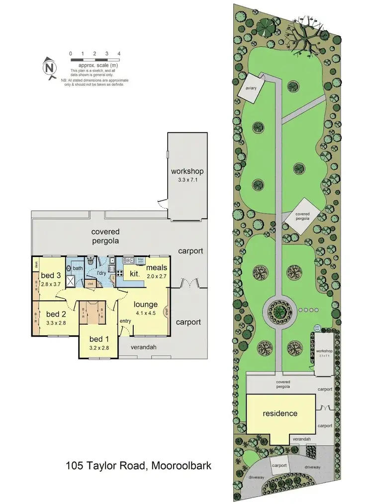 Floorplan of Homely house listing, 105 Taylor Road, Mooroolbark VIC 3138